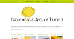 Desktop Screenshot of antennetournesol.be